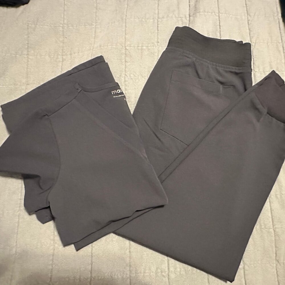 Mandala Scrubs - Pewter (XXS/XSP)